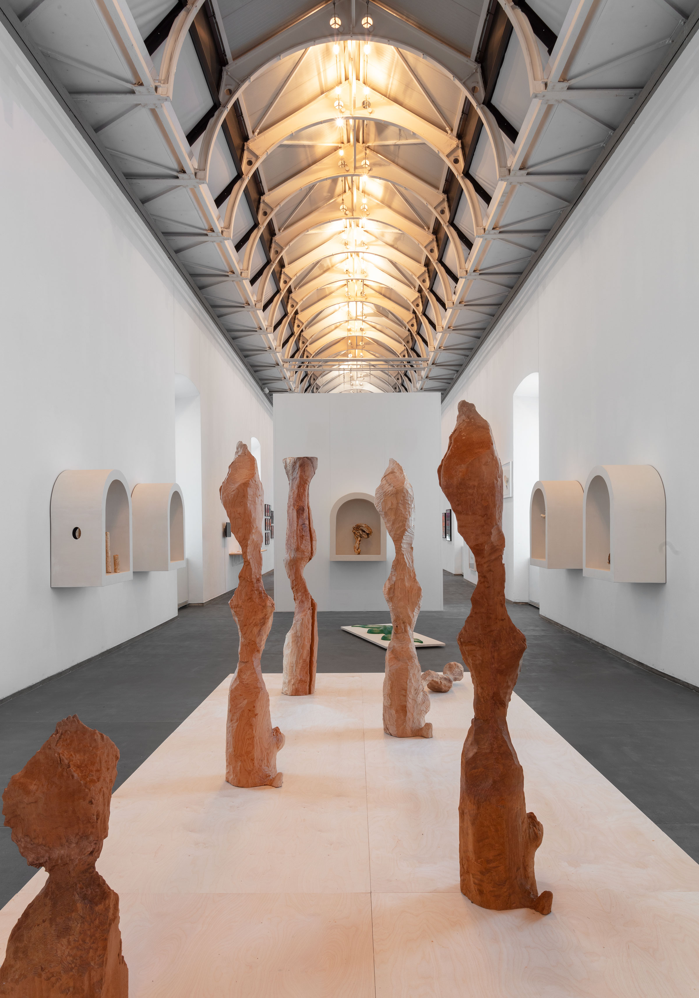 u0022Mutual Aid. Arte in collaborazione con la natura / Art in Collaboration with Natureu0022, installation view